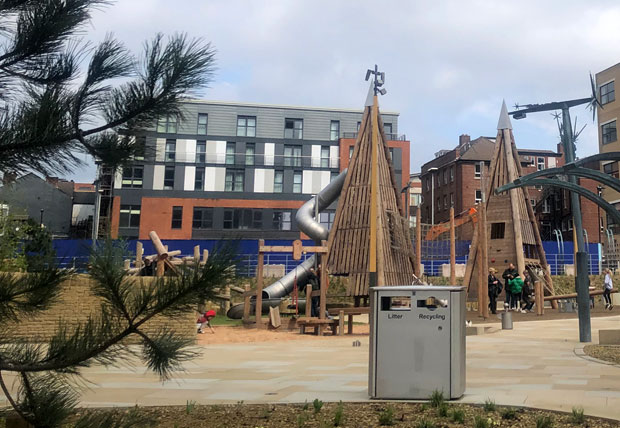 Pound’s Park Playground Free Things to Do in Sheffield City Centre with Children Minimalist Family Adventures