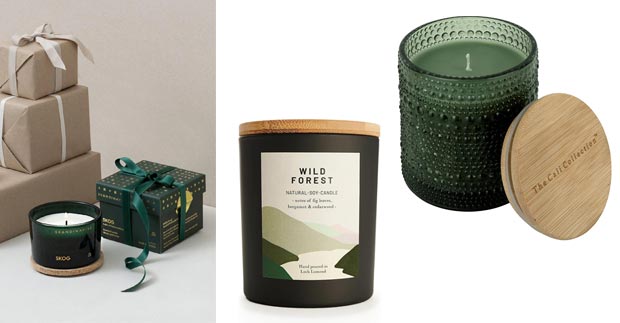 Scented Candle with a Nature Scent